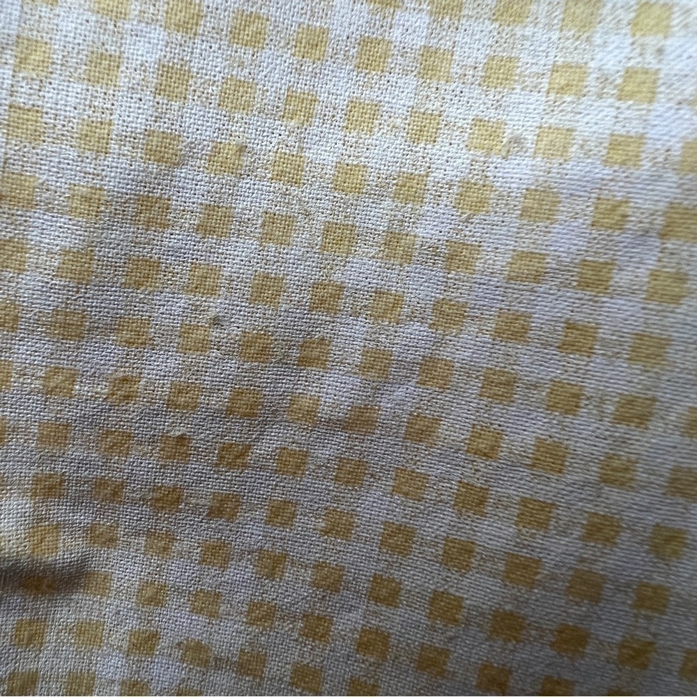 Fresh Produce set: yellow sleeveless shirt, Sz L. Yellow gingham pants, Sz XL. - Picture 9 of 13